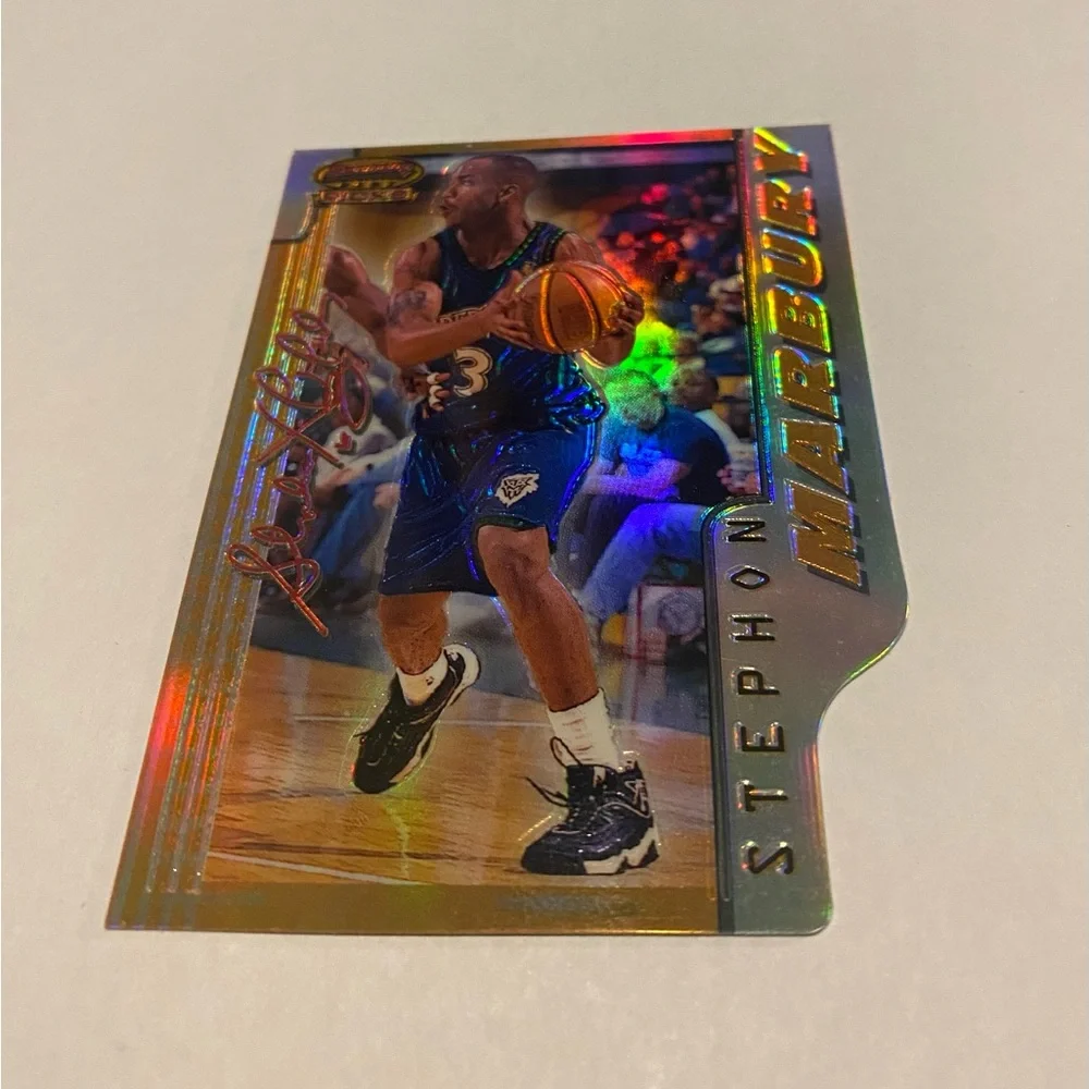 Bowmans Best Basketball Ball card stephon marbury
